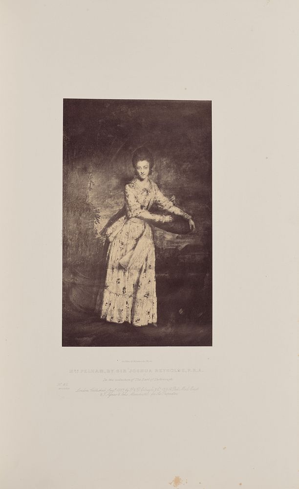 Mrs. Pelham, by Sir Joshua Reynolds, P.R.A. by Caldesi and Montecchi