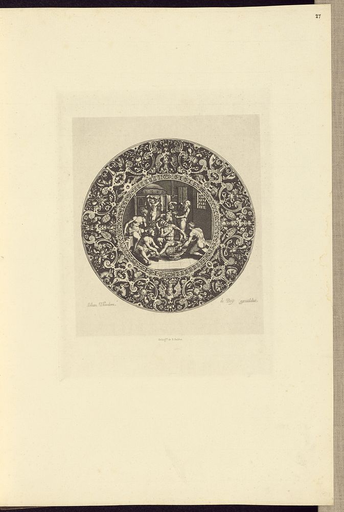 Design by Johann Theodor de Bry by Édouard Baldus