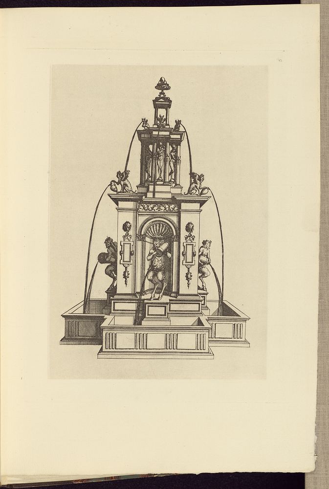 Design for a Fountain by Édouard Baldus