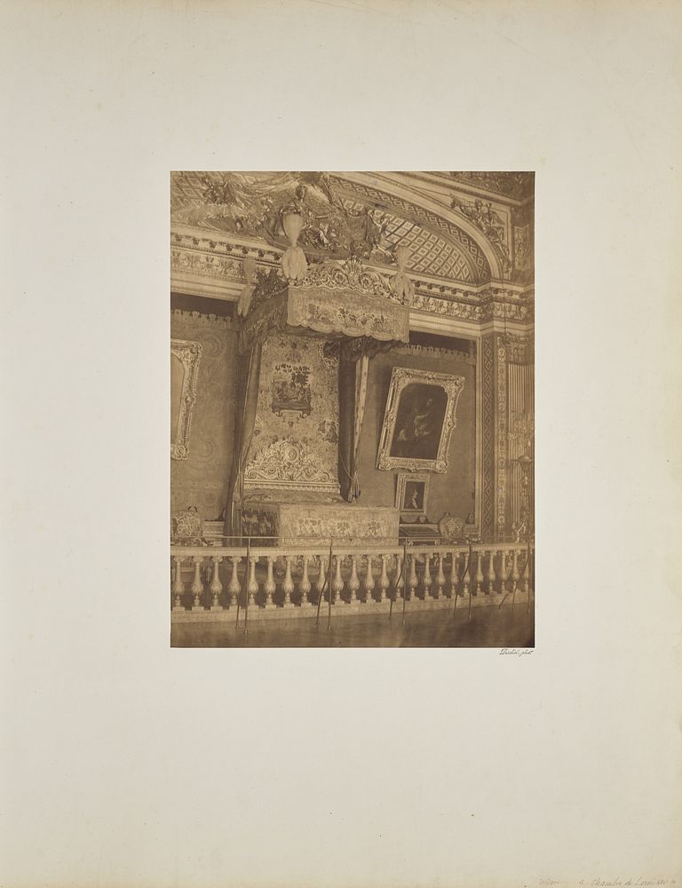 Chambre de Louis XIV by André Adolphe Eugène Disdéri