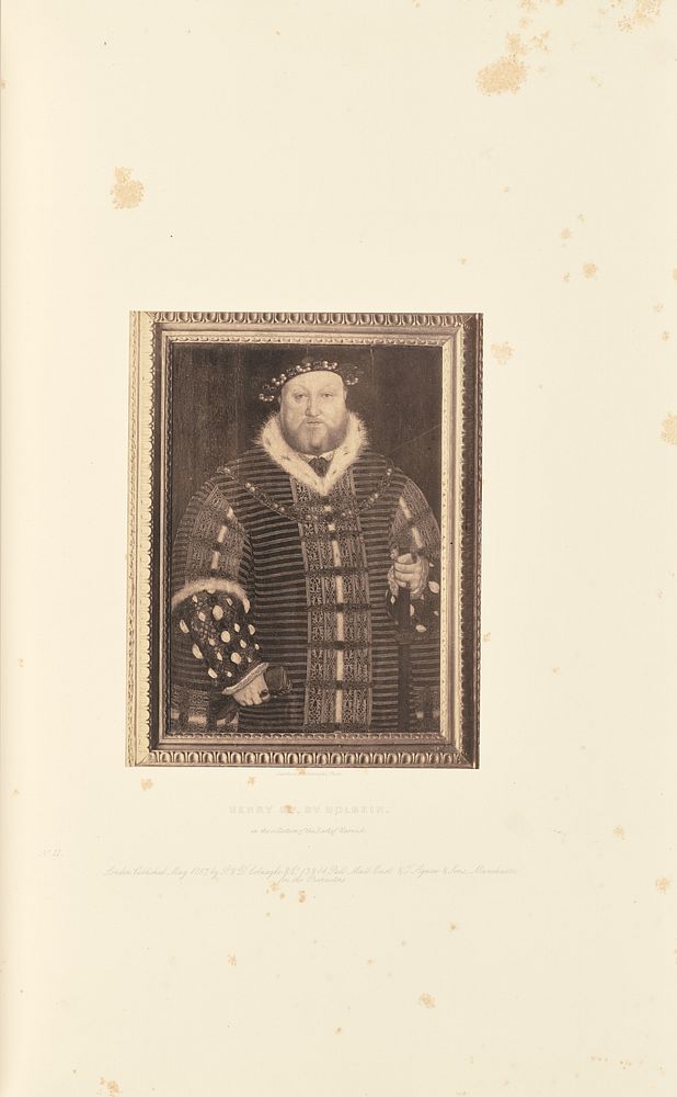 Henry VIII, by Holbein by Caldesi and Montecchi