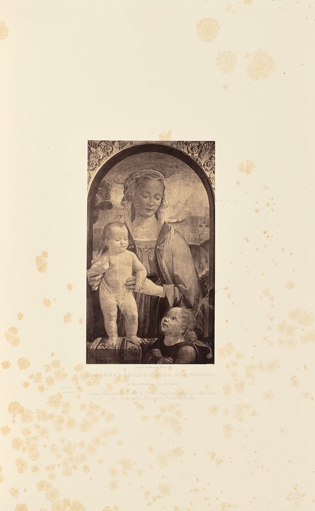 Madonna and Child and Saint John, by P. Pesello by Caldesi and Montecchi