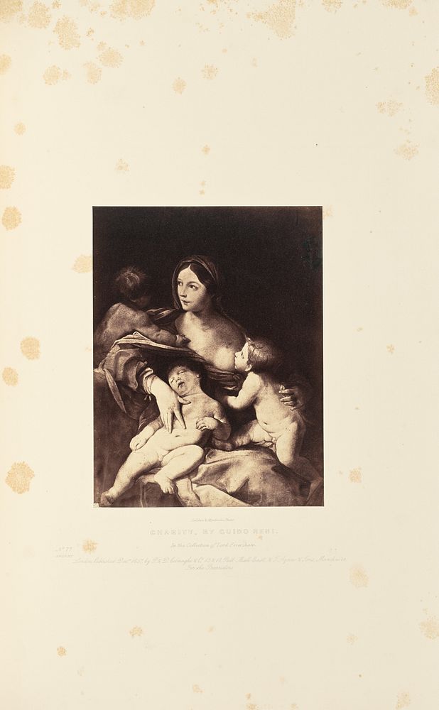 Charity, by Guido Reni by Caldesi and Montecchi