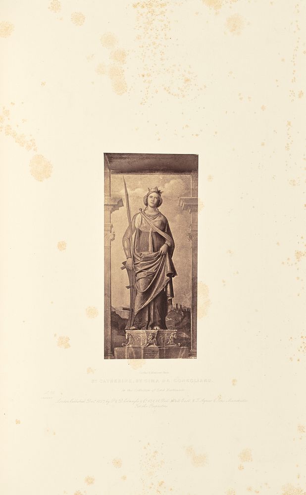 Saint Catherine, by Cima da Conegliano by Caldesi and Montecchi