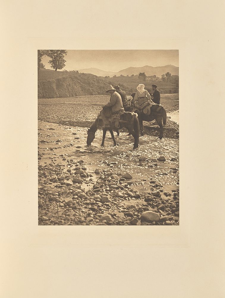 Le gué de l'Elison, près de Mégalopolis by Frédéric Boissonnas