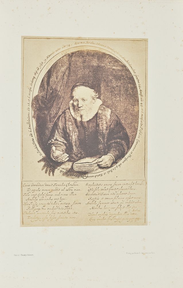 Jan Cornelis Sylvius, preacher by Bisson Frères