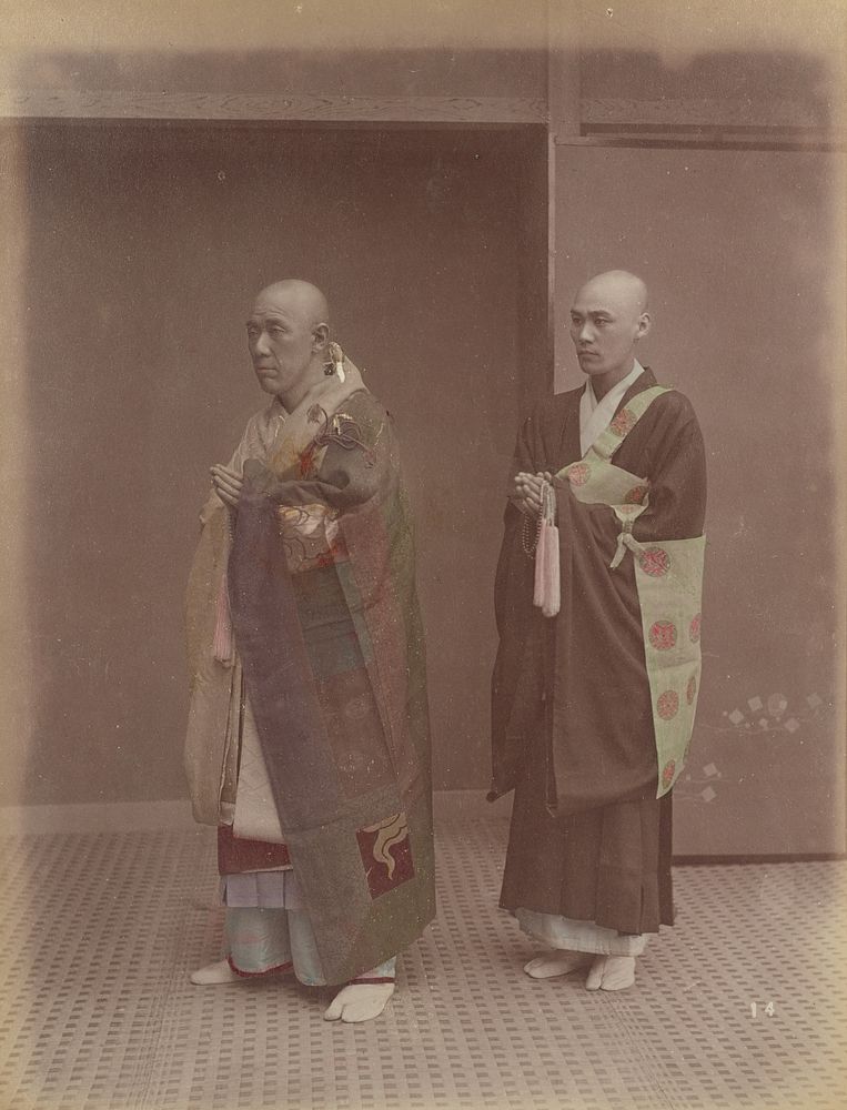 Buddhist Priests by Kusakabe Kimbei