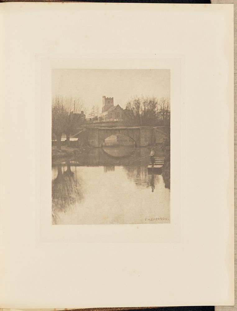 Broxbourne Church by Peter Henry Emerson