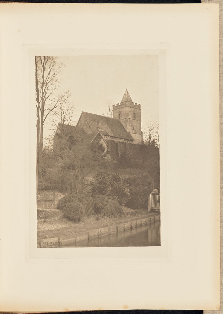 Amwell Church by Peter Henry Emerson