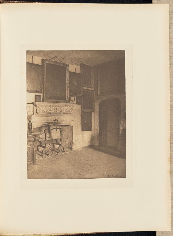 The Conspirators' Room, Old Rye House by Peter Henry Emerson