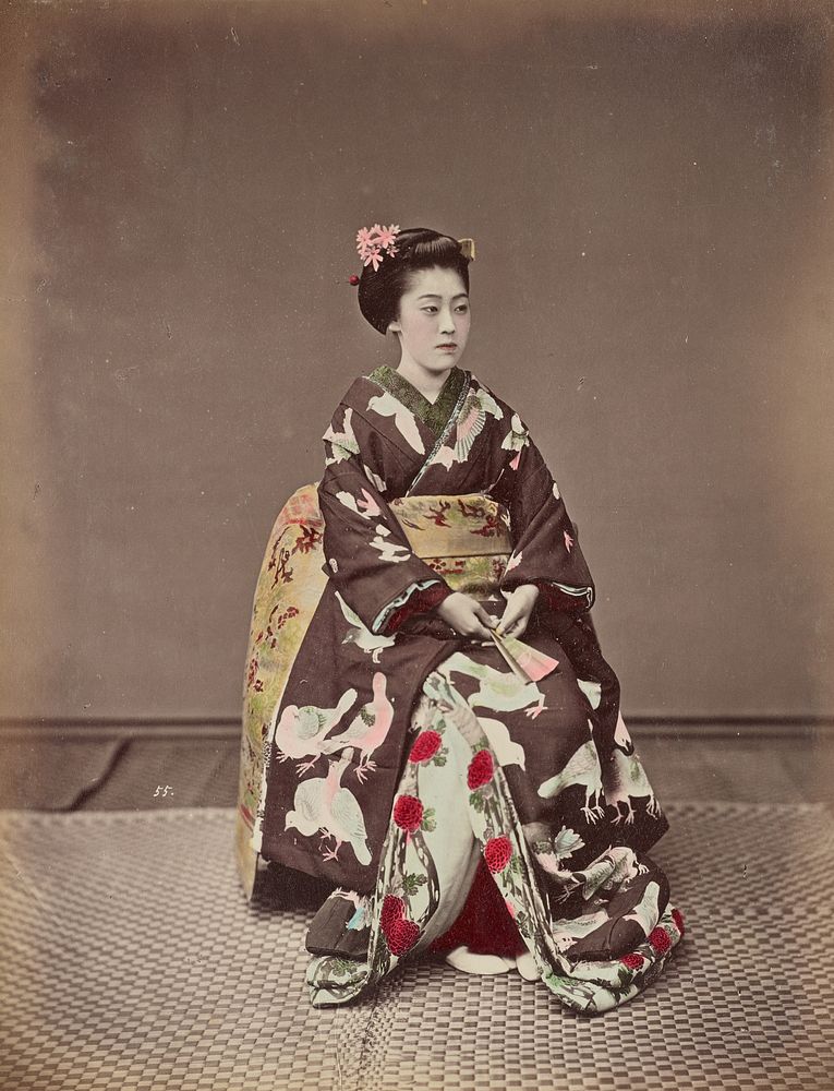 Seated Woman by Kusakabe Kimbei