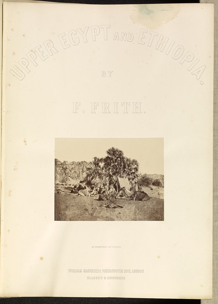 An Encampment in Ethiopia by Francis Frith