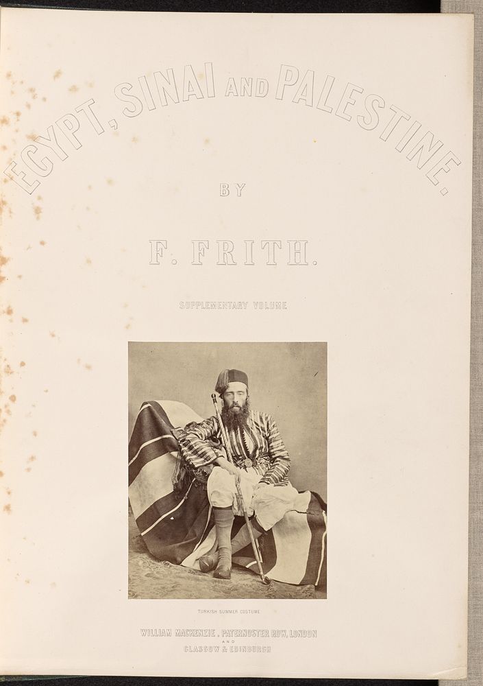 Turkish Summer Costume by Francis Frith