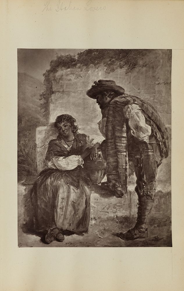 Painting of man and woman