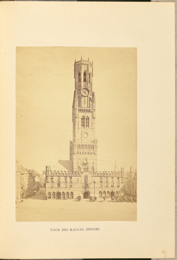 Tour de halles, Bruges by Cundall and Fleming