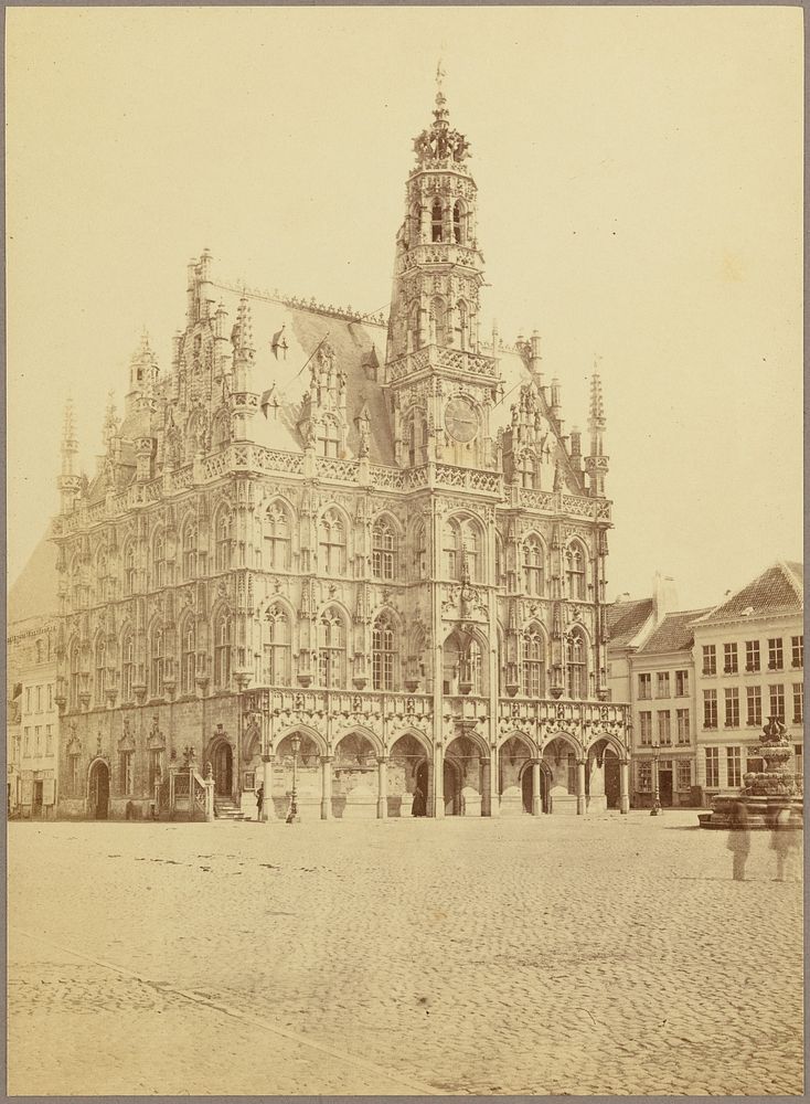 Hotel de ville, Oudenarde by Cundall and Fleming