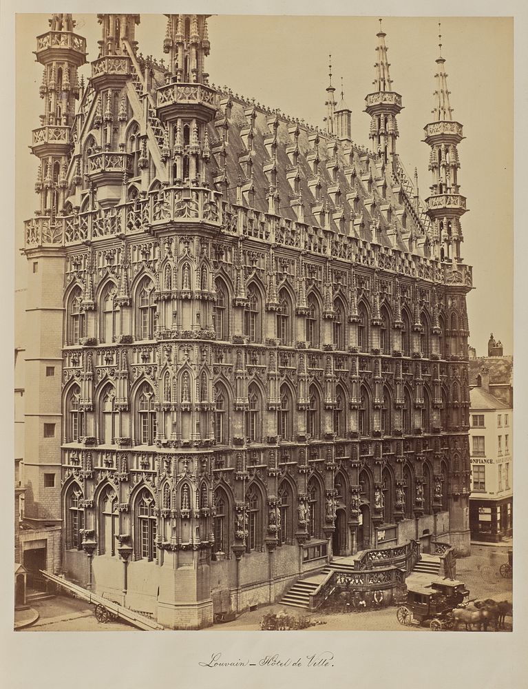 Louvain. Hôtel de Ville. by Bisson Frères