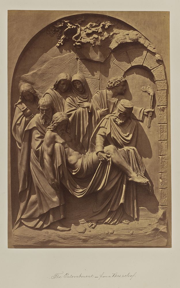 The Entombment. from a Bas-relief by Joseph Hogarth