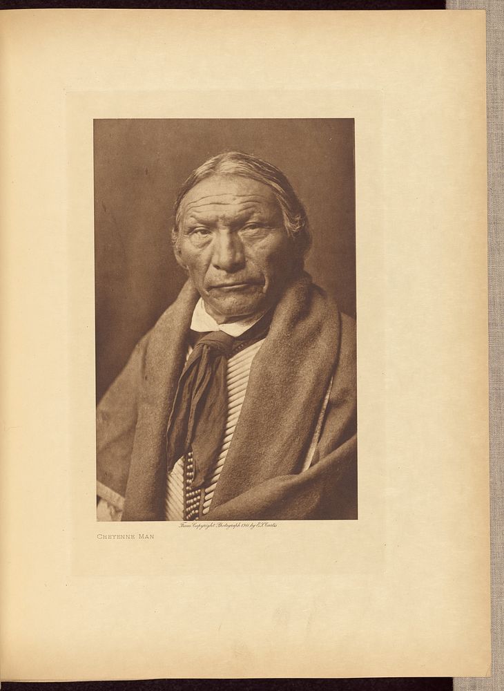 Cheyenne Man by Edward S Curtis