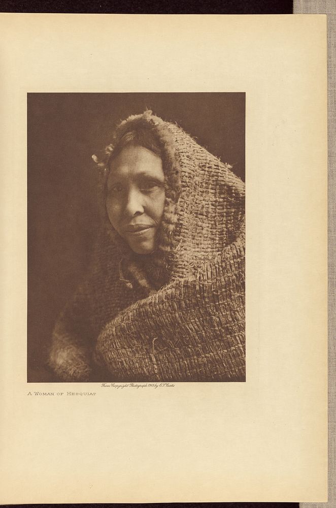 A Woman of Hesquiat by Edward S Curtis