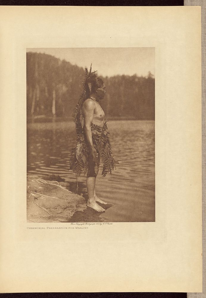 Ceremonial Preparation for Whaling by Edward S Curtis