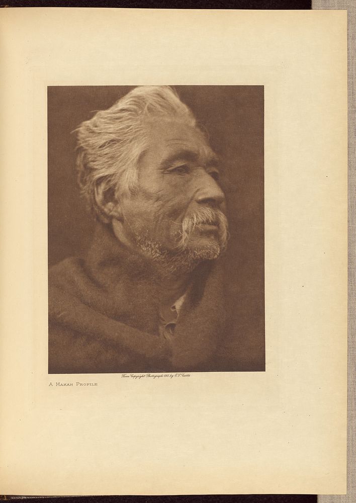 A Makah Profile by Edward S Curtis