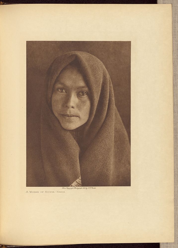 A Woman of Kiusta - Haida by Edward S Curtis