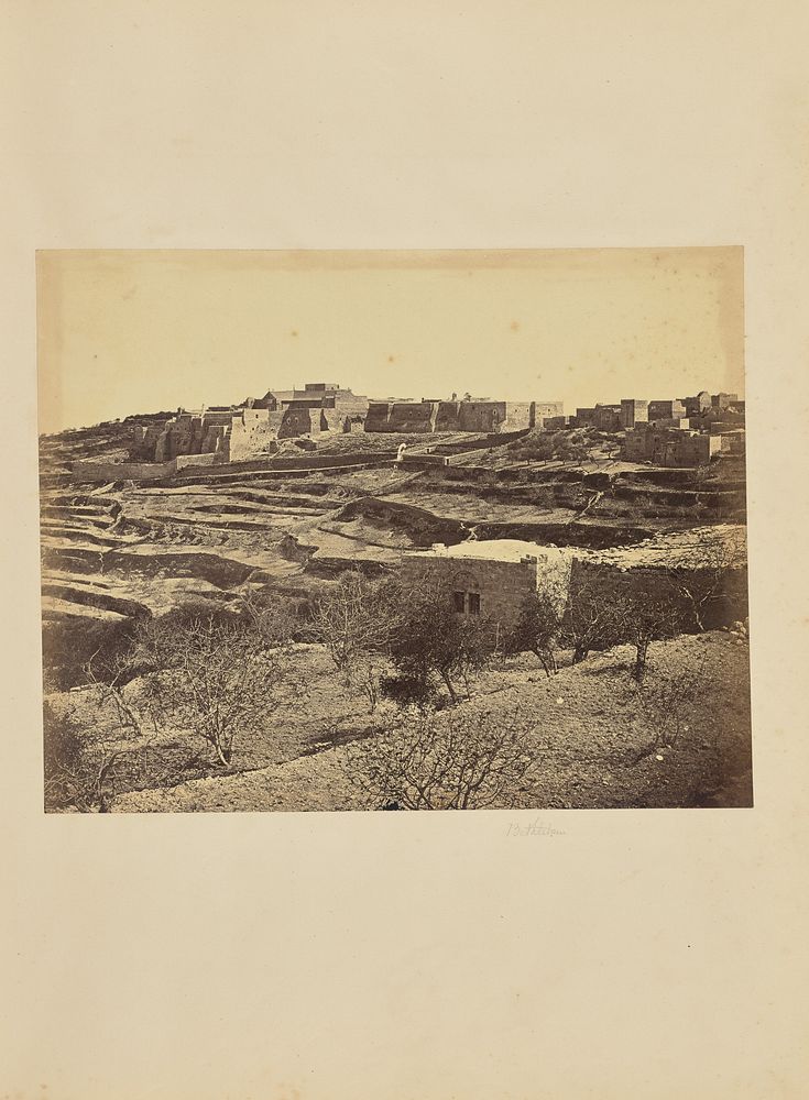 Bethlehem by James Robertson, Felice Beato and Antonio Beato