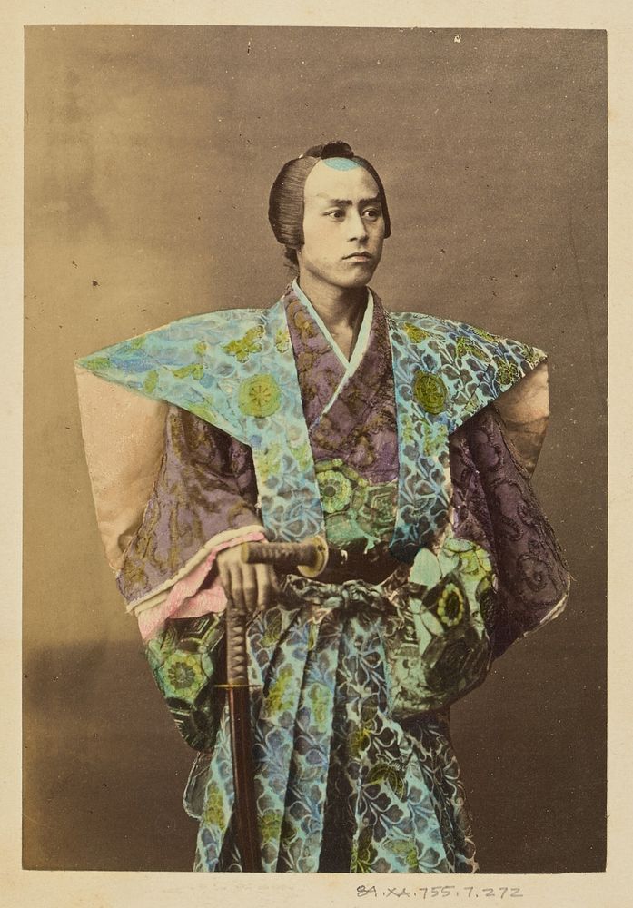 Japanese warrior by Felice Beato and Baron Raimund von Stillfried