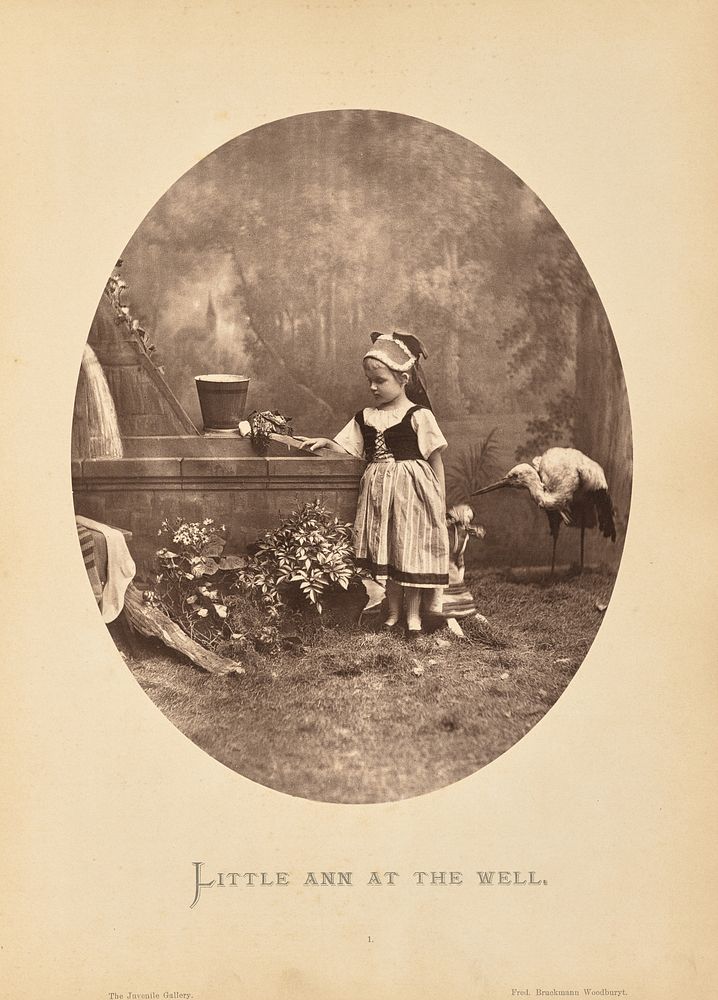 Little Ann at the well by Friedrich Bruckmann