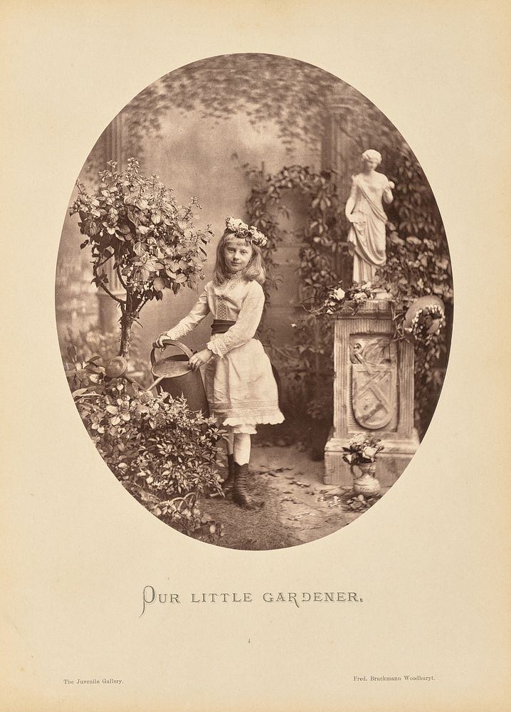 Our little gardener by Friedrich Bruckmann