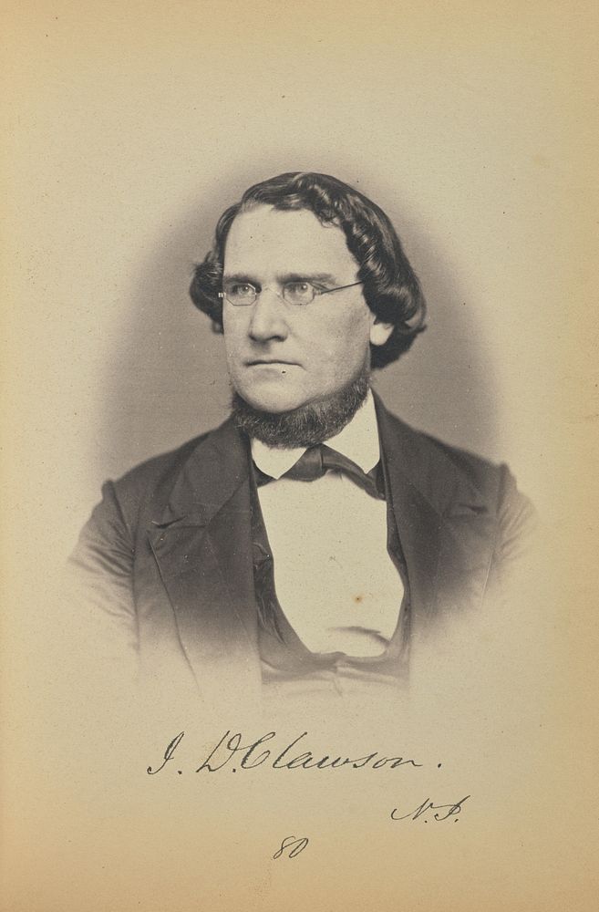 Isaiah D. Clawson by James Earle McClees and Julian Vannerson