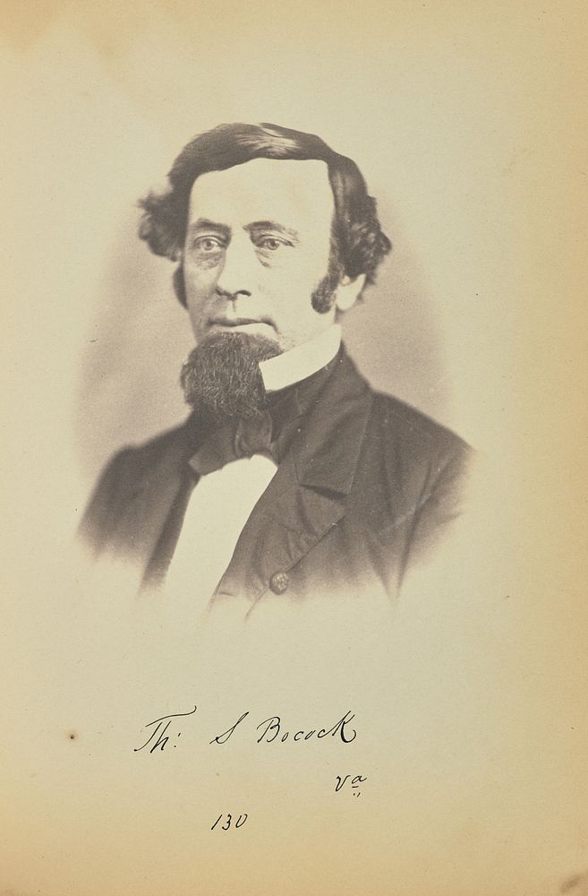 Thomas S. Bocock by James Earle McClees and Julian Vannerson