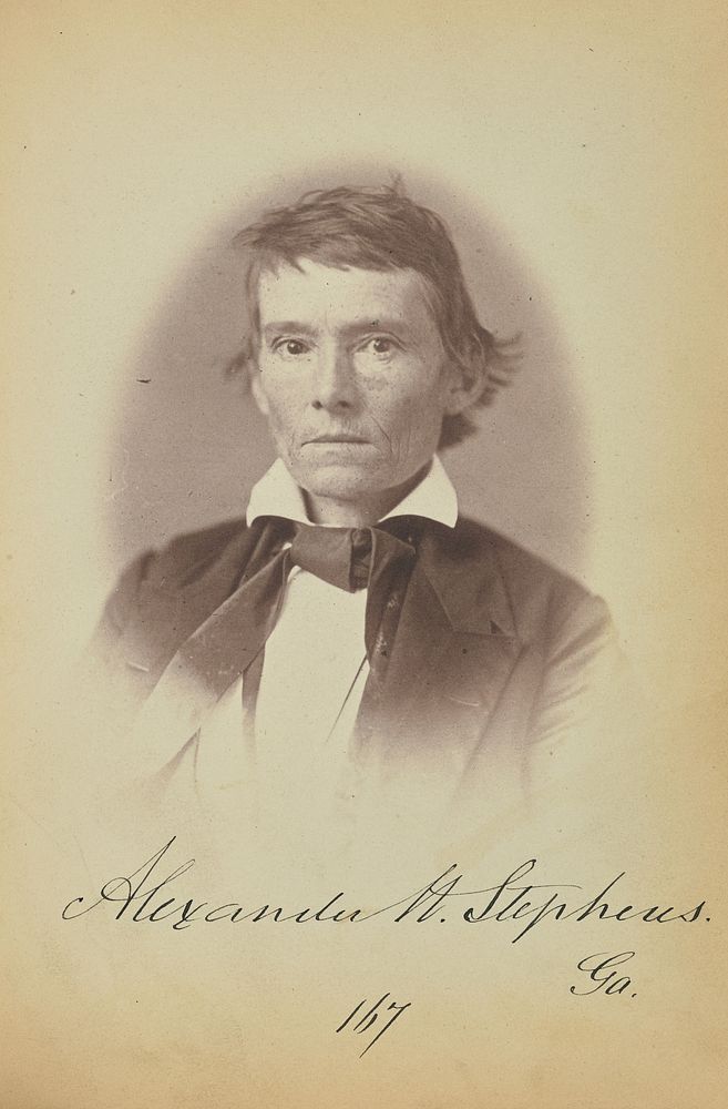 Alexander H. Stephens by James Earle McClees and Julian Vannerson