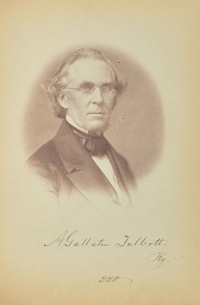 Albert G. Talbott by James Earle McClees and Julian Vannerson