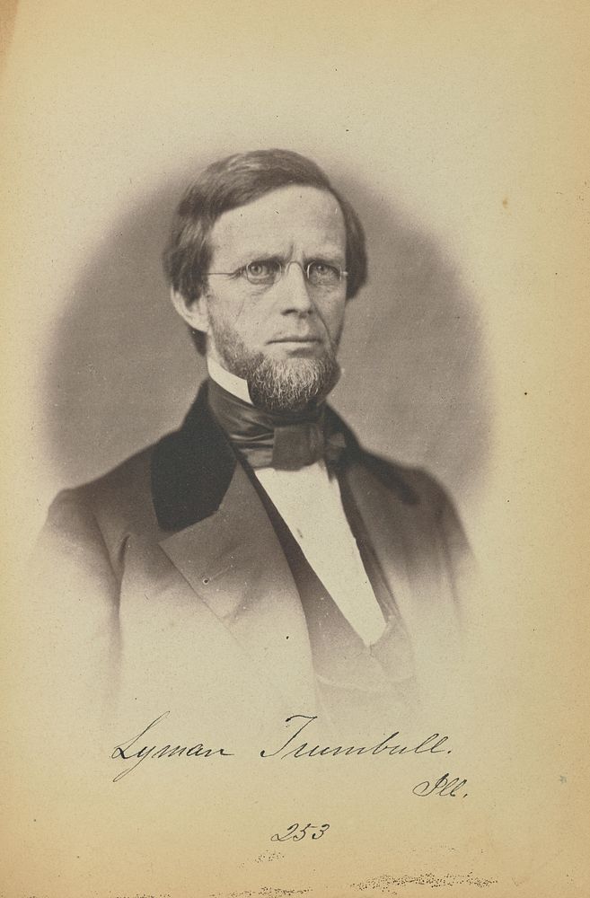 Lyman Trumbull by James Earle McClees and Julian Vannerson