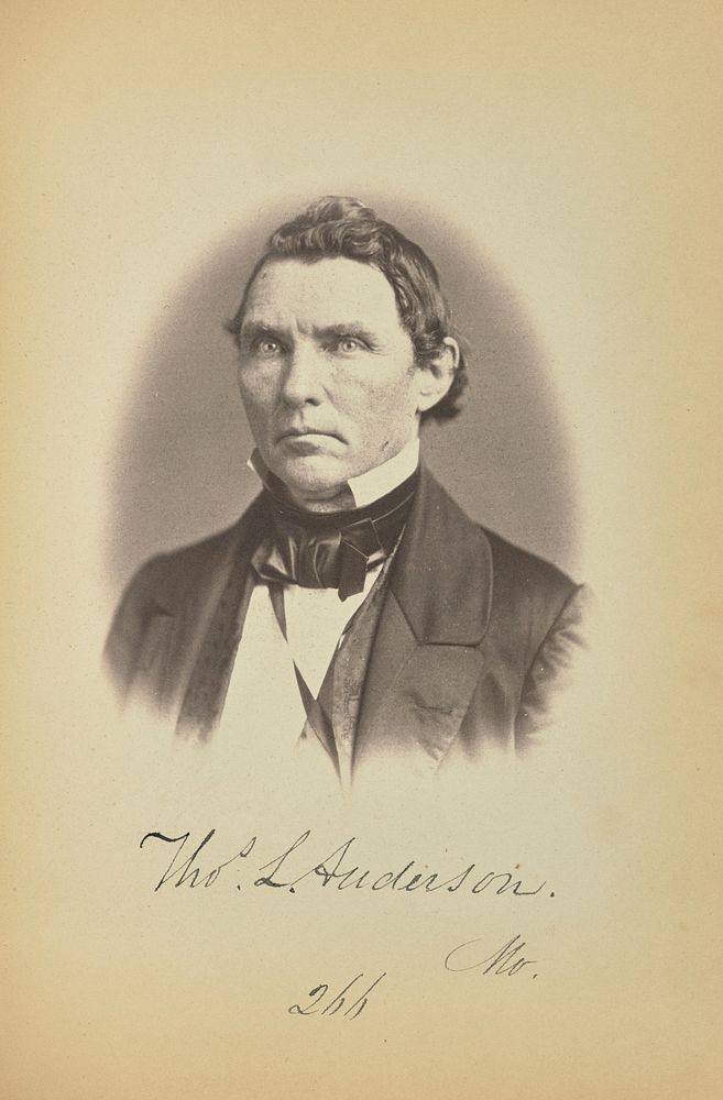 Thomas L. Anderson by James Earle McClees and Julian Vannerson