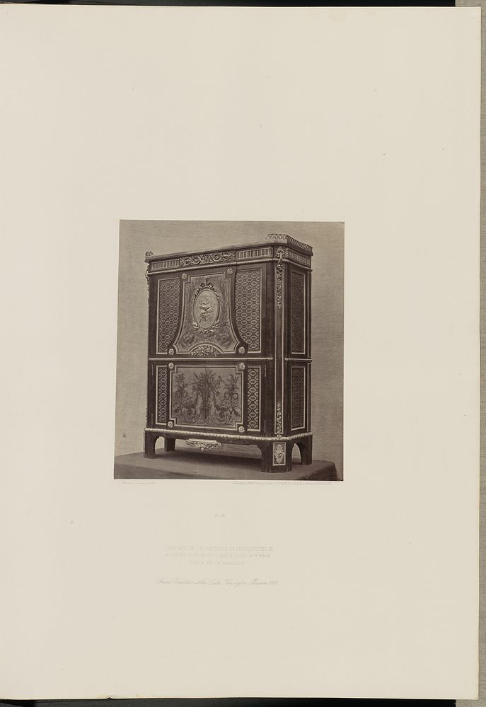Cabinet, or Secrètaire in Marqueterie by Charles Thurston Thompson