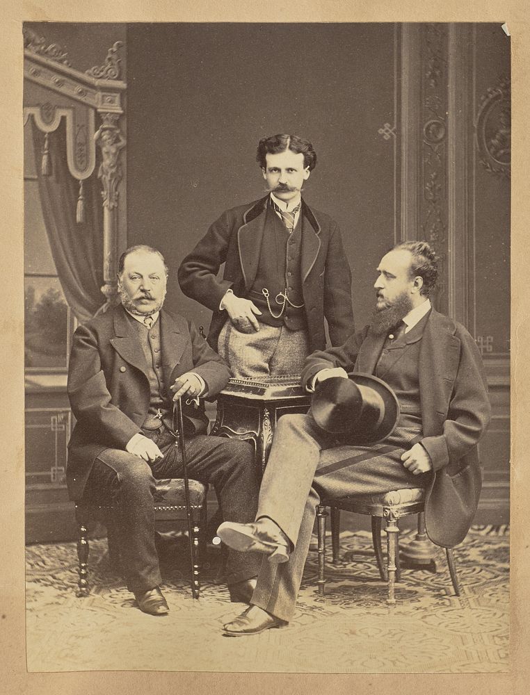 Portrait of three men