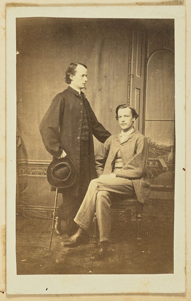 Portrait of two young men by William Henry Astley