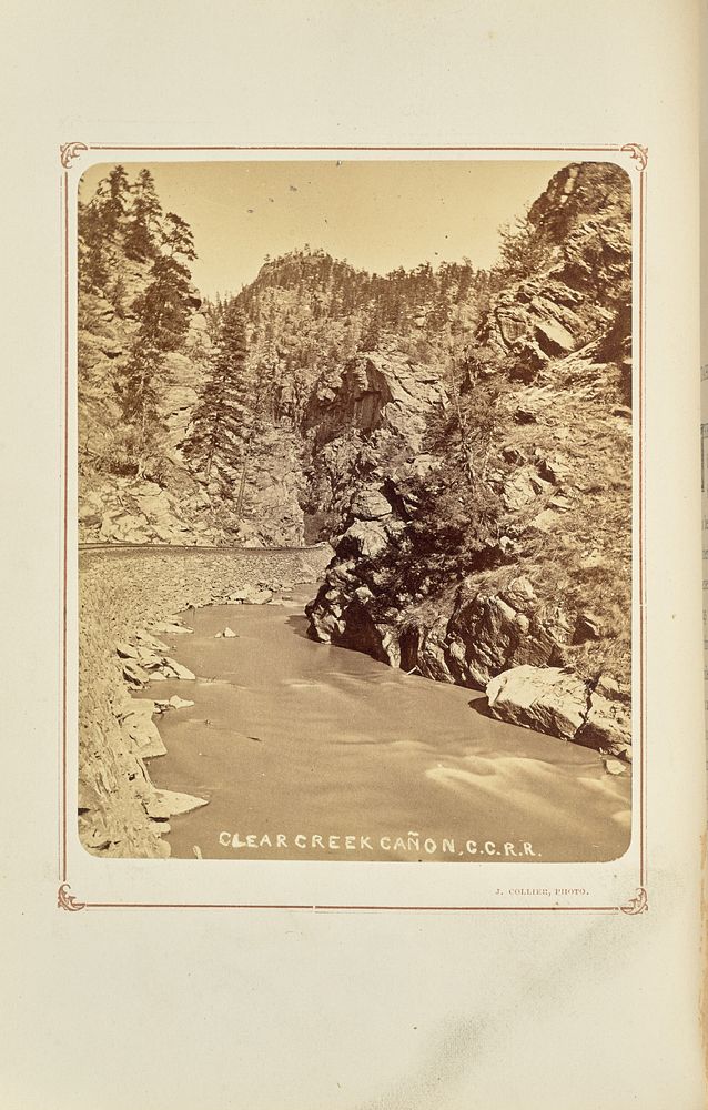 Clear Creek Cañon, C.C.R.R. by Joseph Collier