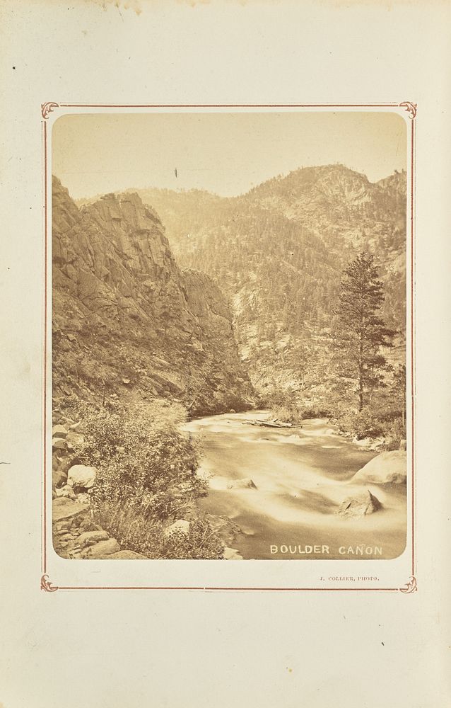 Boulder Cañon by Joseph Collier