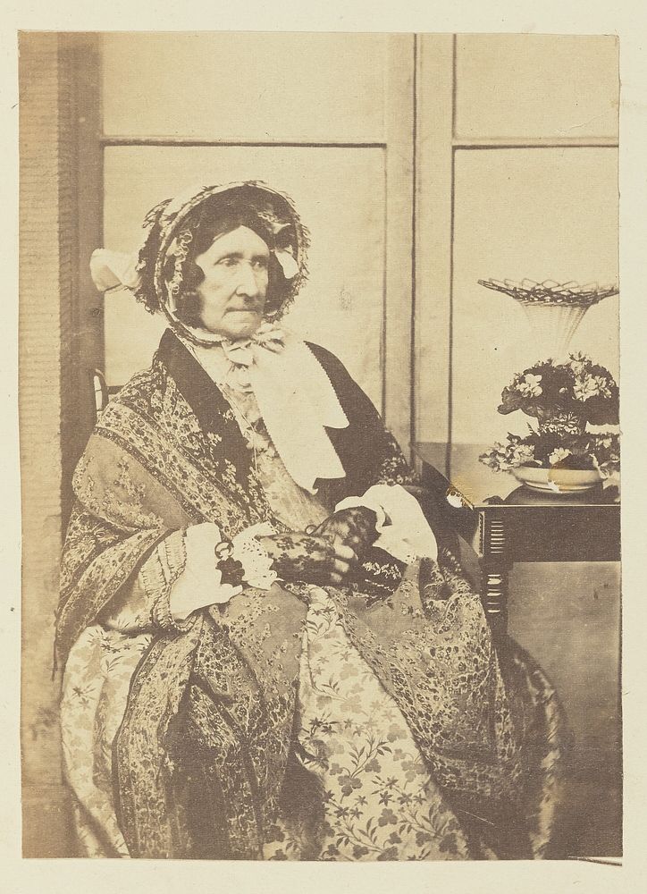 Portrait of seated woman by Sir John Joscelyn Coghill