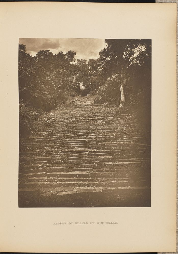 Flight of Stairs at Mihintale by Henry W Cave
