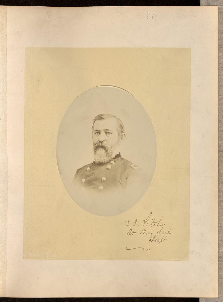 T.G. Pitcher, Brevet Brigadier General, Superintendent by George Kendall Warren