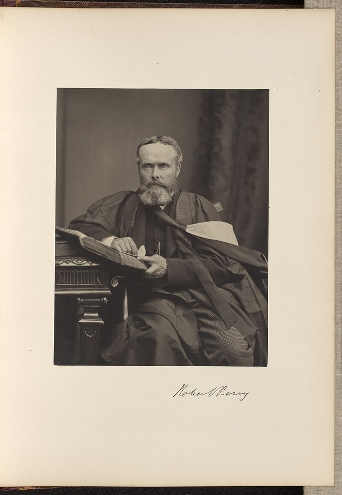 Robert Berry, M.A., Advocate, Professor of Law by Thomas Annan