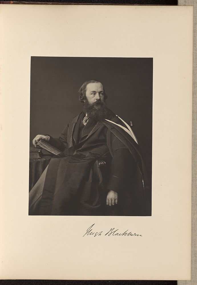 Hugh Blackburn, M.A., Professor of Mathematics by Thomas Annan