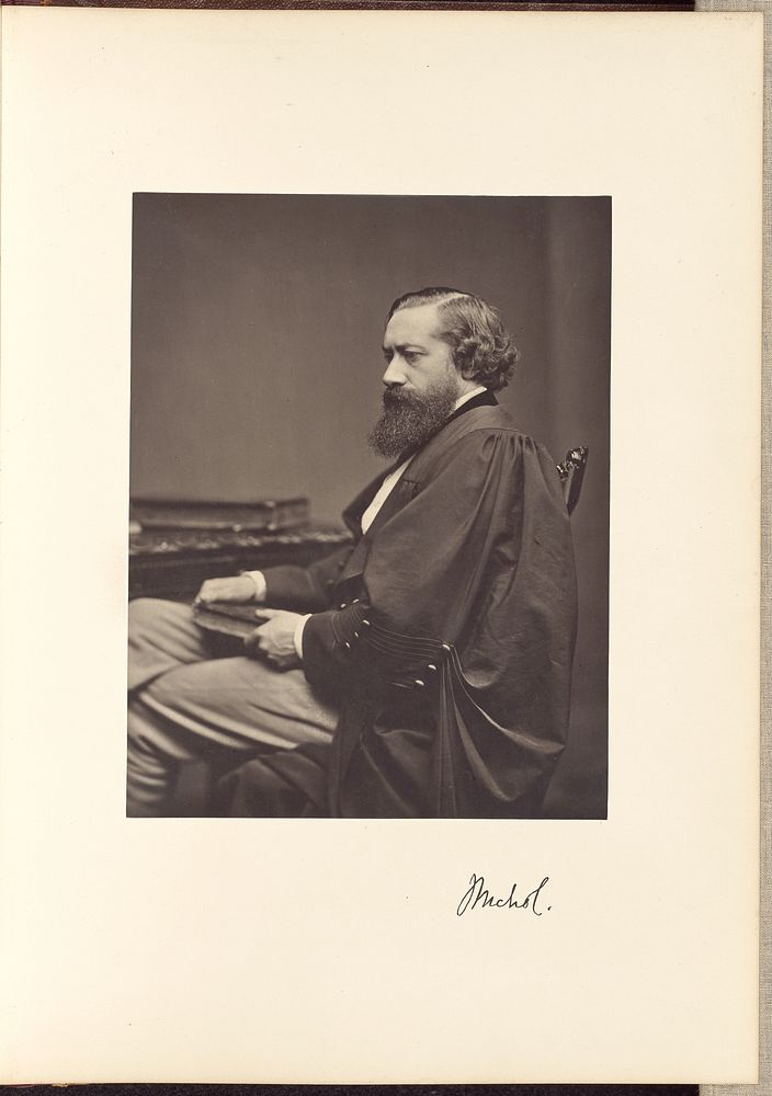 John Nichol, B.A., Oxon., Professor of English Language and Literature by Thomas Annan