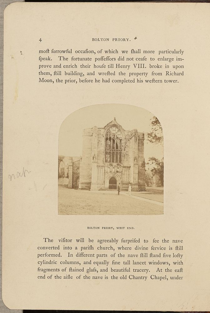 Bolton Priory by W R Sedgfield