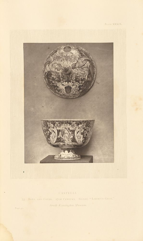 Bowl and lid by William Chaffers